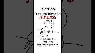 絵描くの遅い人あるある