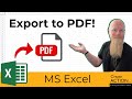 How to export Excel files to PDF!