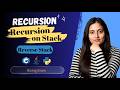 Reverse a Stack Using Recursion | Recursion Playlist | Java Python C++