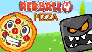 Red Ball 4 Pizza Fire Tasty Fight in Caves