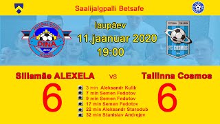 Sillamäe Alexela-Tallinna FC Cosmos . 11. 01 .2020