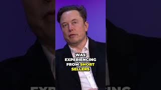 Elon Musk About Short Seller Attack on Tesla that Almost Killed It #shorts