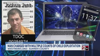 Man charged with multiple counts of child exploitation