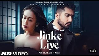 Jinke Liye (Official Video) | Neha Kakkar Feat. Jaani | B Praak | Arvinder Khaira | Bhushan Kumar