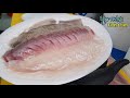 강도다리 밀치 광어 모듬회뜨기 mullet starry flounder halibut