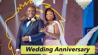 Ghanaian Politician Sam George \u0026 Wife Renew Vows After 10yrs Of Marriage #weddinganniversary