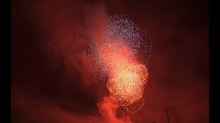 2019 大曲の花火 13.創造花火 丸玉屋小勝煙火店「トリコロールの花～フランスからの贈り物」