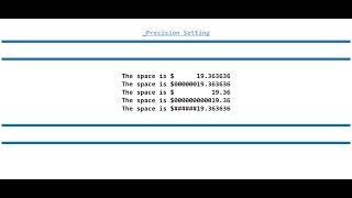 PHP Tutorial of Precision setting