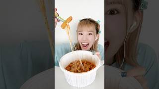 巨大チーズトッポギ🧀　#mukbang #咀嚼音asmr #asmr #モッパン #チーズトッポギ