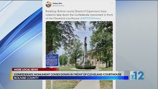 Bolivar county will remove its Confederate monument