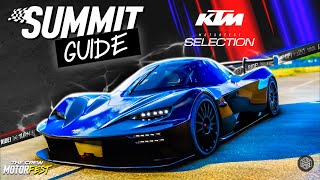 KTM SELECTION Summit Guide - The Crew Motorfest