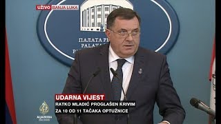 Dodik: Za Mladića je rezervisano mjesto heroja