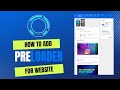 How To Make Website Preloader Using HTML CSS JS | Page Loading, Website Loading Animation | Bluebace