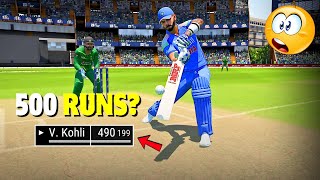 🤯Can Virat Kohli Score 500 Runs in ODI VS PAKISTAN IN HARDEST MODE? | IND VS PAK - CRICKET 24