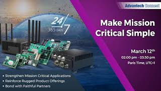 2021 Advantech Connect-- Make Mission Critical Simple (EU)