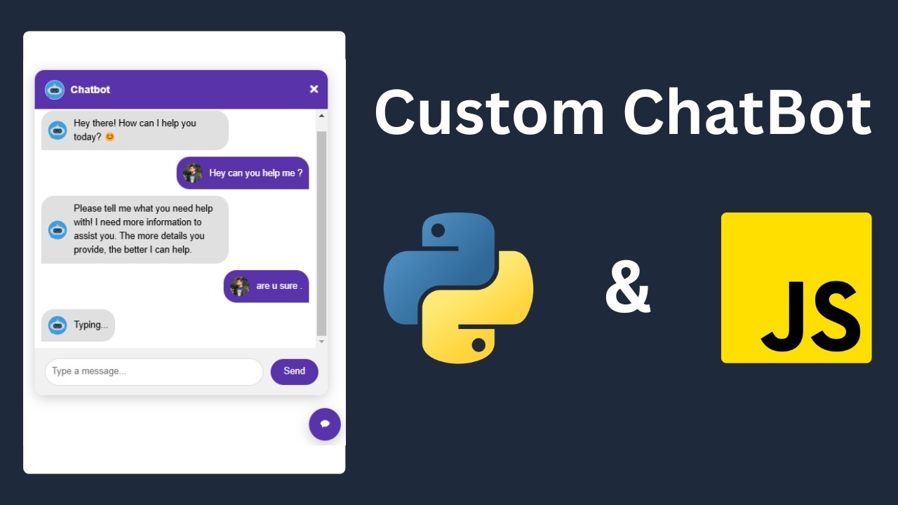 Build A Custom Ai Chatbot With Python And Javascript рџљђрџ Youtube