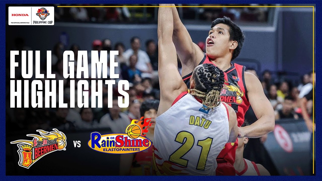 SAN MIGUEL Vs RAIN OR SHINE | FULL GAME HIGHLIGHTS | PBA SEASON 48 ...