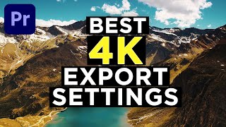 4K Export Settings Premiere Pro 2021 - Amazing Quality