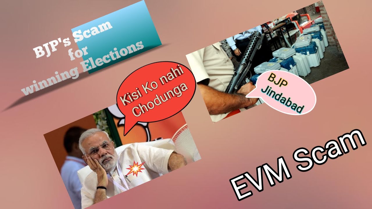 BJP's Scam!! EVM Machine In BJP Leader's Car - YouTube