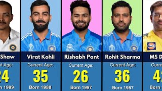 AGE Of Famous Indian Cricketers in 2024