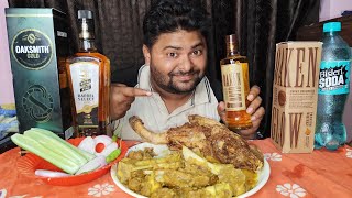 Oaken Glow Whisky Drink With Mutton Curry \u0026 Whole Chicken l #alcoholmukbang #mukbang  #muttoncurry