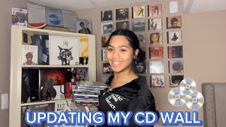 Updating my CD wall!! | DIY VLOG**