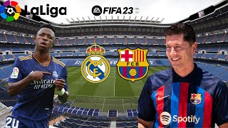 FIFA 23 - Real Madrid vs. Barcelona - El Clasico Full Match PS5 Gameplay | 4K