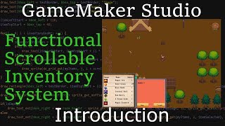 [GameMaker Studio] Inventory System Tutorial - Intro