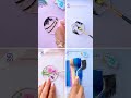 Which one do you like the most? AWESOME 4 Glass Painting || Glass Keychain  #satisfying #shorts