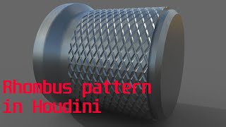 Rhombus pattern in Houdini tutorial