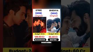 Stree Vs Bhediya Movie Comparison And Box Office #shorts #shortvideo #ytshorts #boxofficecollection