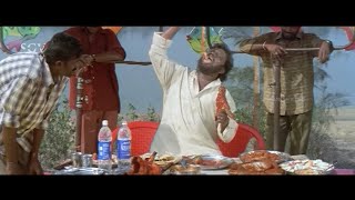 Sadhu Kokila Eats Snake Fry and Live Frog | Comedy Scene | Upendra | Omkara Kannada Movie