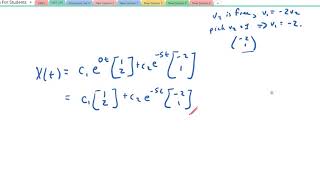 Homogeneous System with Zero Eigenvalue