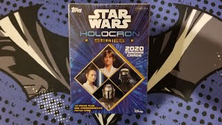 Star Wars Topps 2020 Holocron Series Trading Card BLASTER Box Rip! Low number card Pull!!