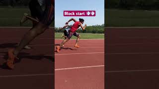 Block start #blockstart #sprint #athlete #athletics #workout #india #indore #speed