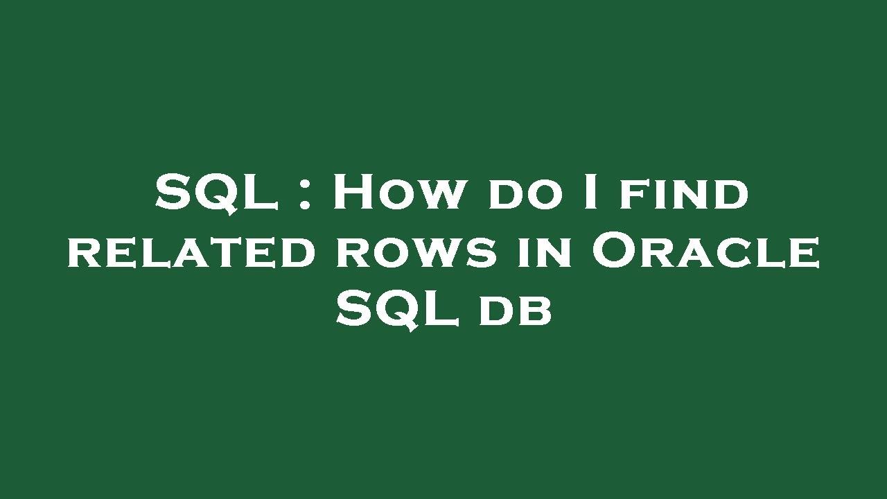 How To Merge Two Rows In Oracle Sql Templates Sample Printables How To Merge Two Rows In Oracle Sql Templates Sample Printables