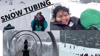 America lo Snow tubing | Telugu Vlogs | Munni to Mummy | Family Videos