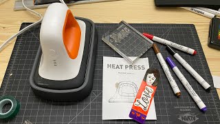 Mini Heat Press and Sublimation Markers