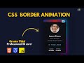 Learn CSS Border Animation With New @property Feature In 15 Min - HTML and CSS Full Course 2026