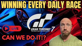 Live: Can I Win All 3 Daily Races in Gran Turismo 7? A, B \u0026 C Challenge