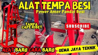 Alat Tempa Besi | Mesin Pande Besi Modern | Power Hammer Blacksmith | Tempa Besi Praktis