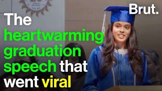 The heartwarming graduation speech that went viral