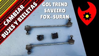 CAMBIAR BUJES DE BARRA Y BIELETAS VW GOL TREND/SAVEIRO/FOX