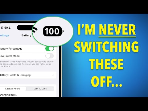 18 Settings that have almost DOUBLED my iPhone Battery life!