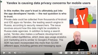 Yandex is causing data privacy concerns for mobile users
