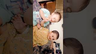 Hanu and Haaann 😍 mashaAllah 🌺 #ytshorts #baby #youtube #cute #shorts