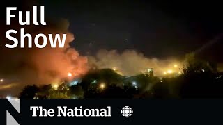 CBC News: The National | Evin prison fire, Mafia investigation, Laurent Duvernay-Tardif