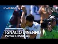 Gol de I. Dinenno | Pumas 3 - 0 Atlético San Luis | Liga BBVA MX - CL 2020  - Jornada 5