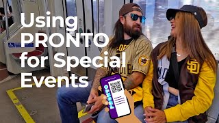 Using PRONTO for Special Events