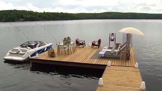 How to create a comfortable living space — on your dock